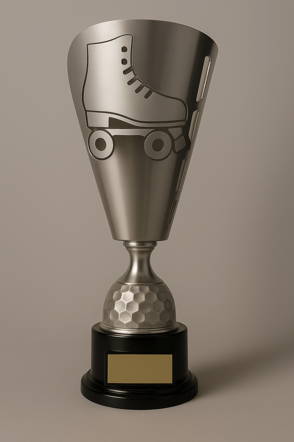 Trofeos láser cortados con precisión y acabado premium